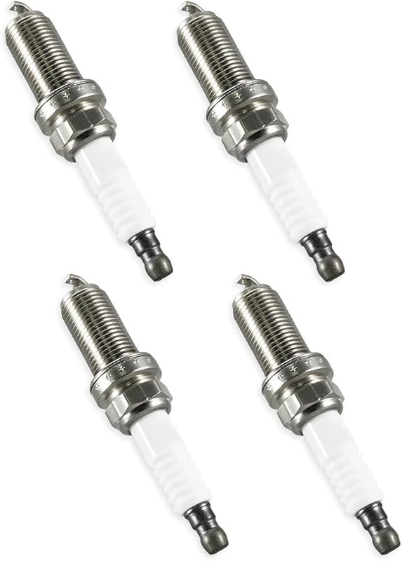 Dual Iridium Spark Plugs 4-Pack Compatible with Jeep Cherokee Compass 