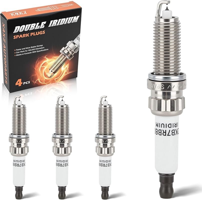 4-Pack Double Iridium Spark Plugs 97968 for 2007-2015 Mini Cooper, 201