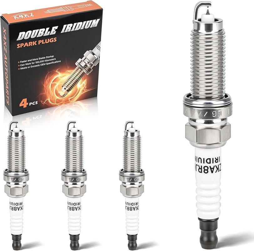 High-Performance 4-Pack 95660 Double Iridium Spark Plugs for Honda Civ
