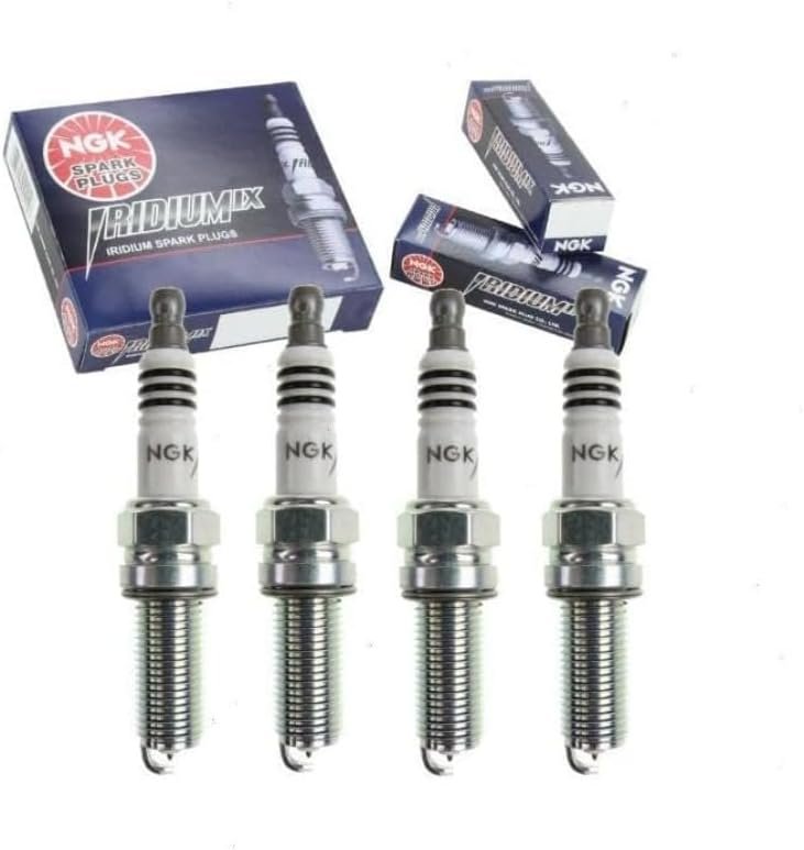 Pack of 4 NGK Iridium IX Spark Plugs for Kia Hyundai Various Engines 2