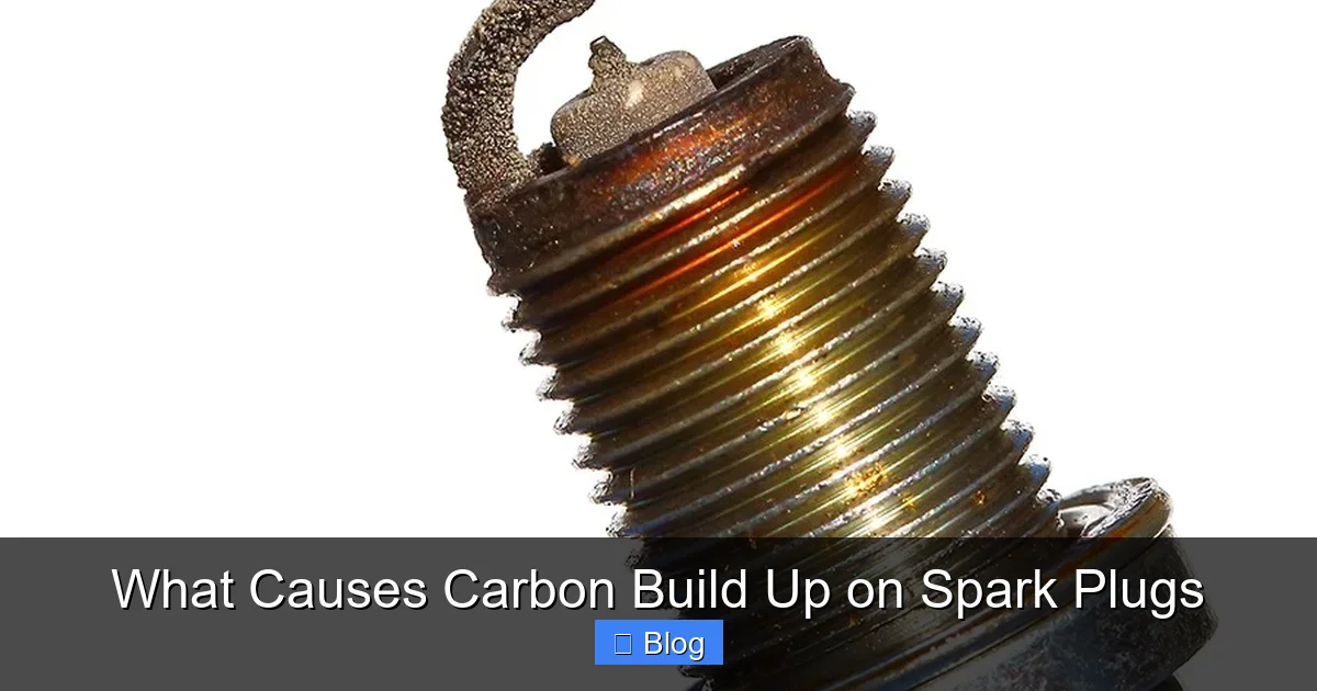 What Causes Carbon Build Up on Spark Plugs