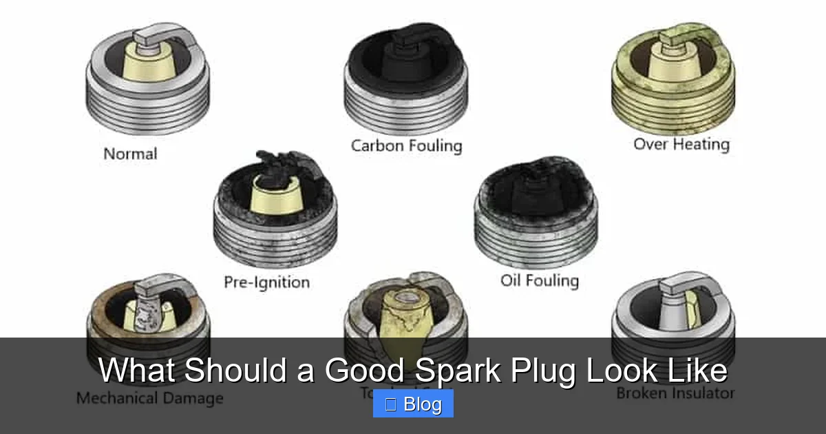 What Should a Good Spark Plug Look Like