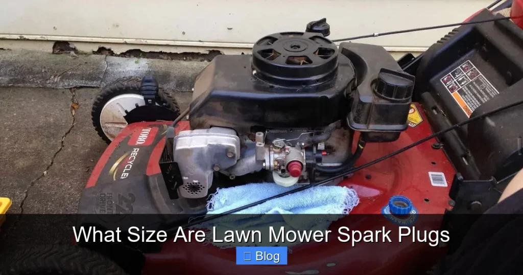 What Size Are Lawn Mower Spark Plugs