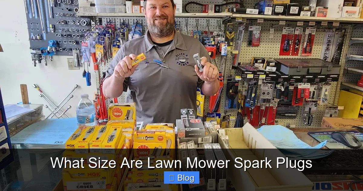What Size Are Lawn Mower Spark Plugs