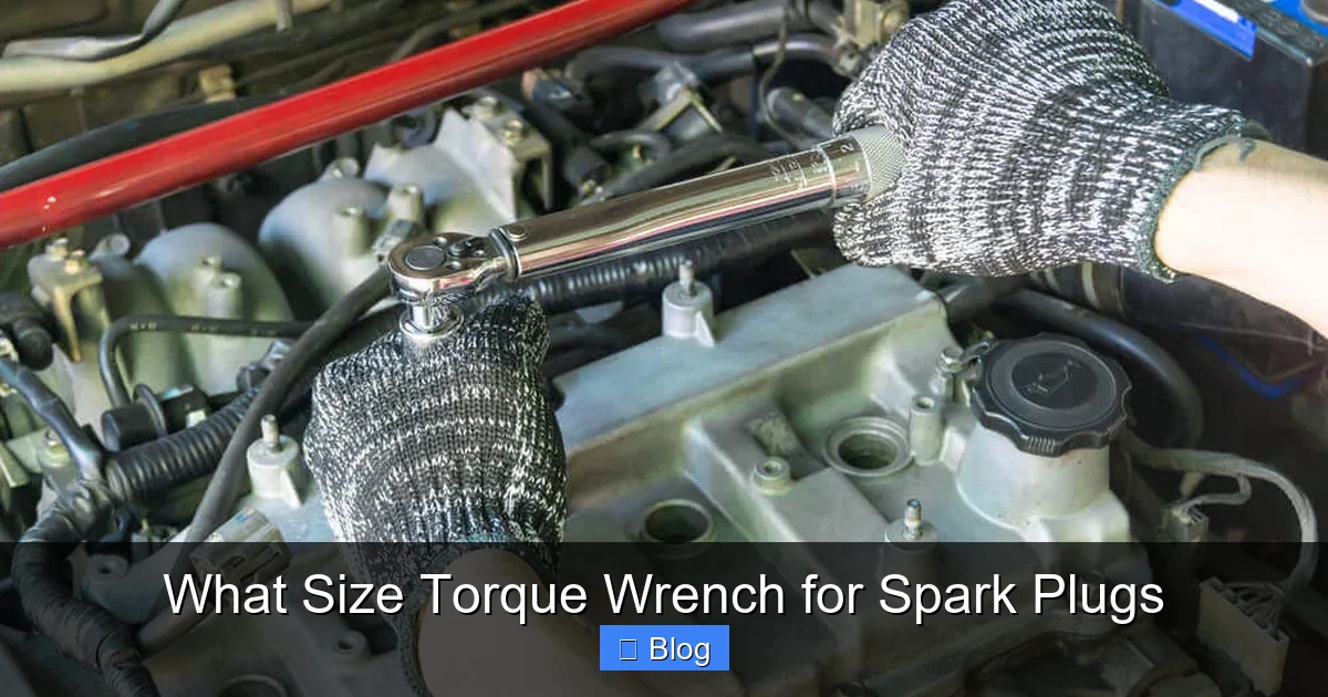 What Size Torque Wrench for Spark Plugs