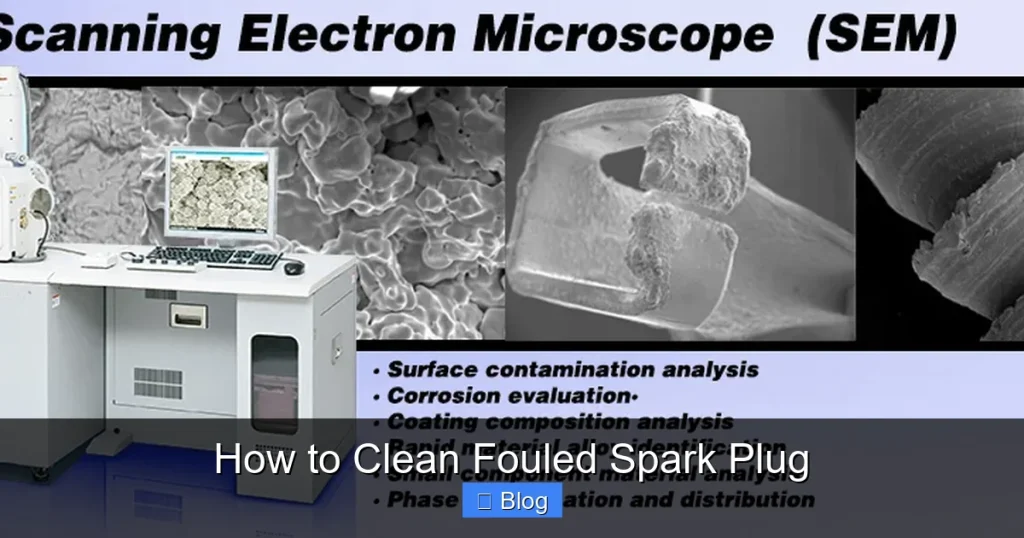 How to Clean Fouled Spark Plug