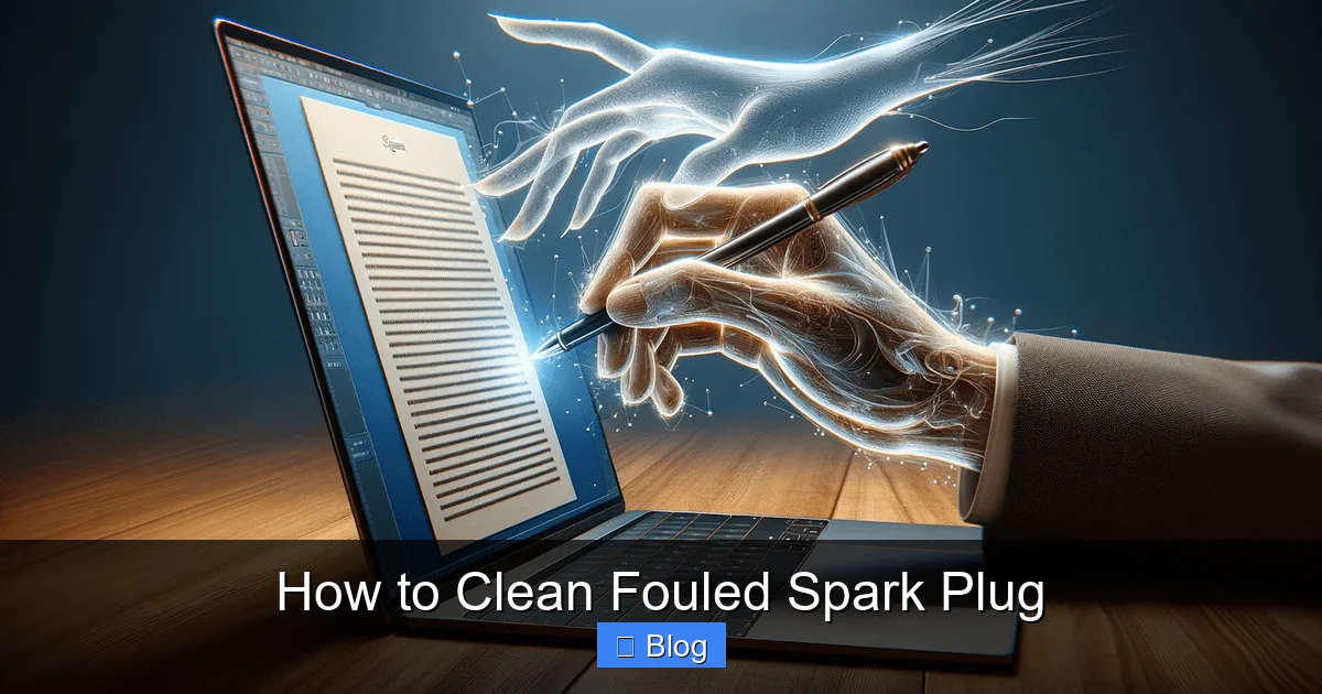 How to Clean Fouled Spark Plug