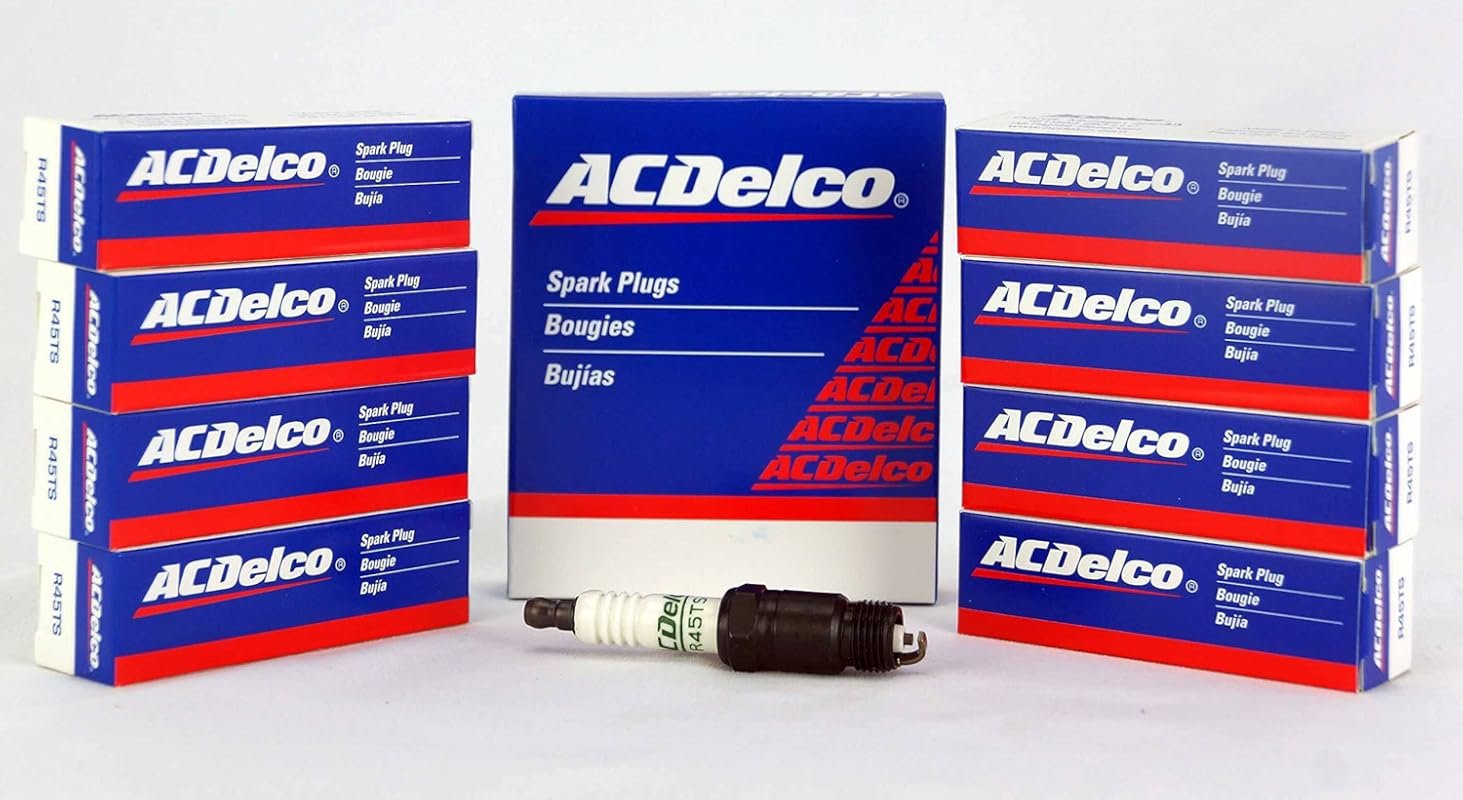 AC Delco R45TS Spark Plug 8-Pack