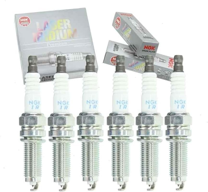6-Piece NGK Laser Iridium Spark Plugs for Honda Accord 3.5L V6 2008-20