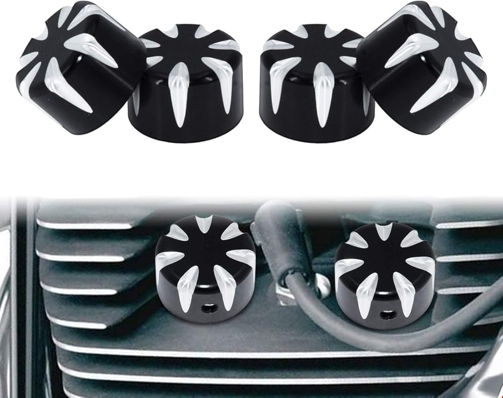 4PCS Harley Twin Cam Sportspark Plug Head Bolt Covers 1999-2017