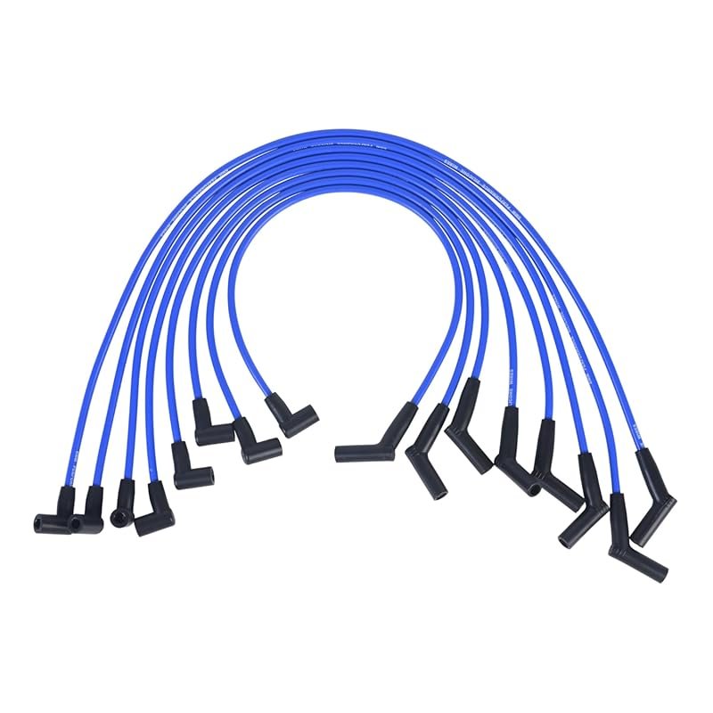 RLP 8.0mm Blue Silicone Spark Plug Wire Set for SBF Small Block Ford 2