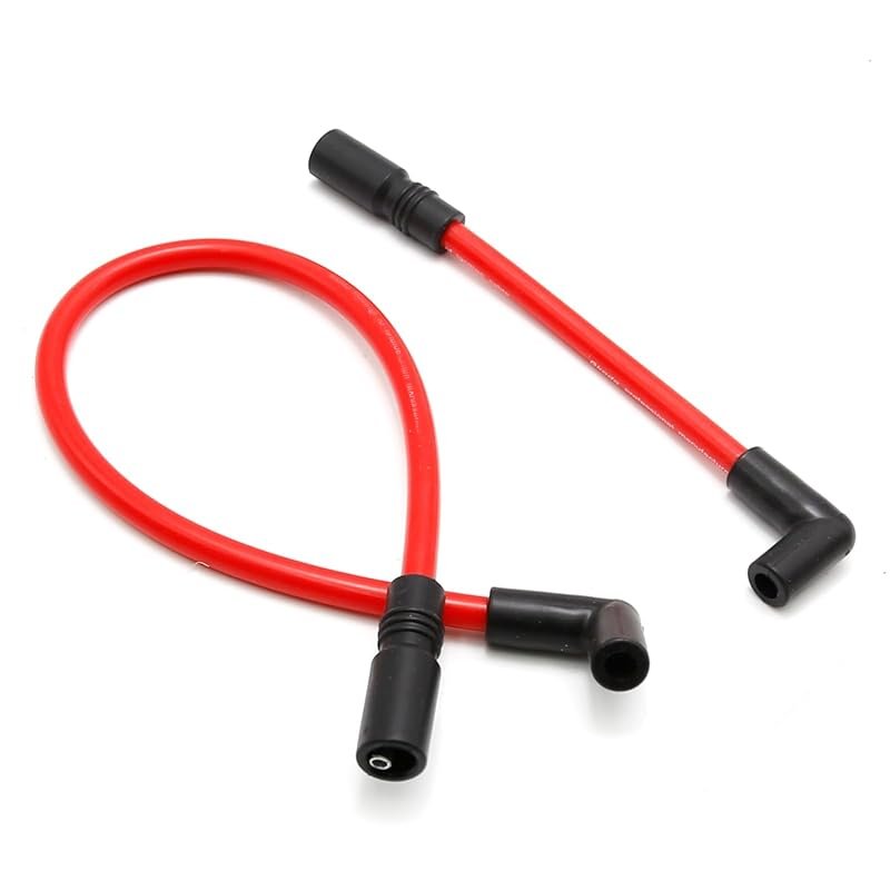 Premium Red 10.4mm Spark Plug Wire Kit for Harley Davidson Big Twin Dy