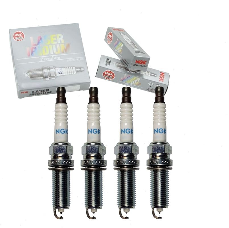 4-Pack NGK Laser Iridium Spark Plugs for Honda Accord 2.4L (2013-2017)
