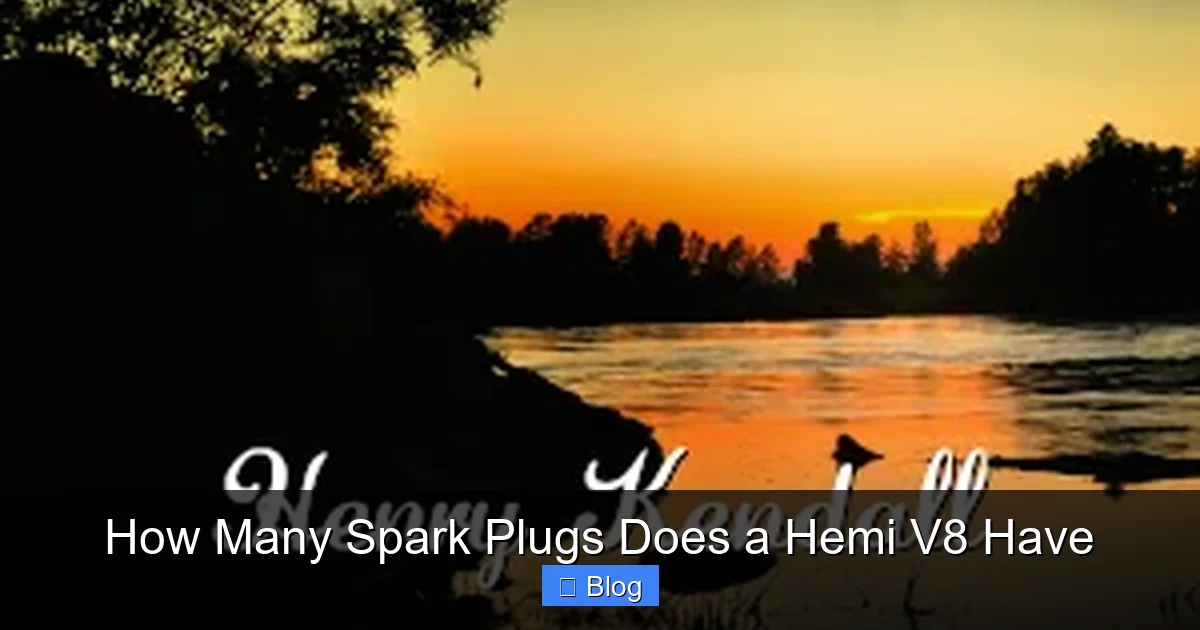 How Many Spark Plugs Does a Hemi V8 Have