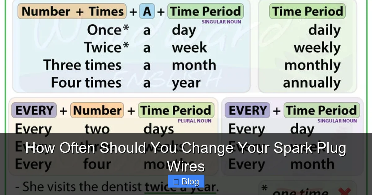 How Often Should You Change Your Spark Plug Wires