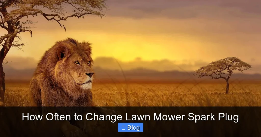 How Often to Change Lawn Mower Spark Plug