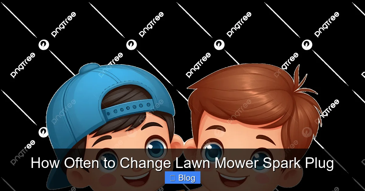 How Often to Change Lawn Mower Spark Plug