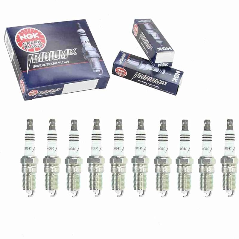 NGK Iridium IX Spark Plugs 10-Piece Set for Ford Excursion 6.8L V10