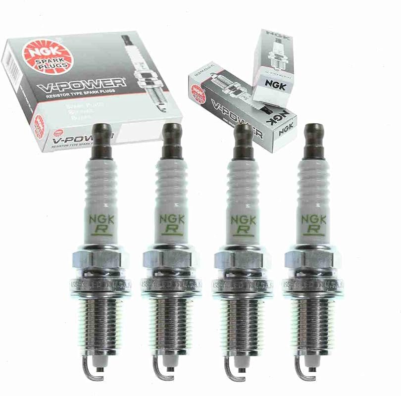 NGK V-Power Spark Plugs 4-Piece Set for 2008-2014 Dodge Avenger 2.4L L