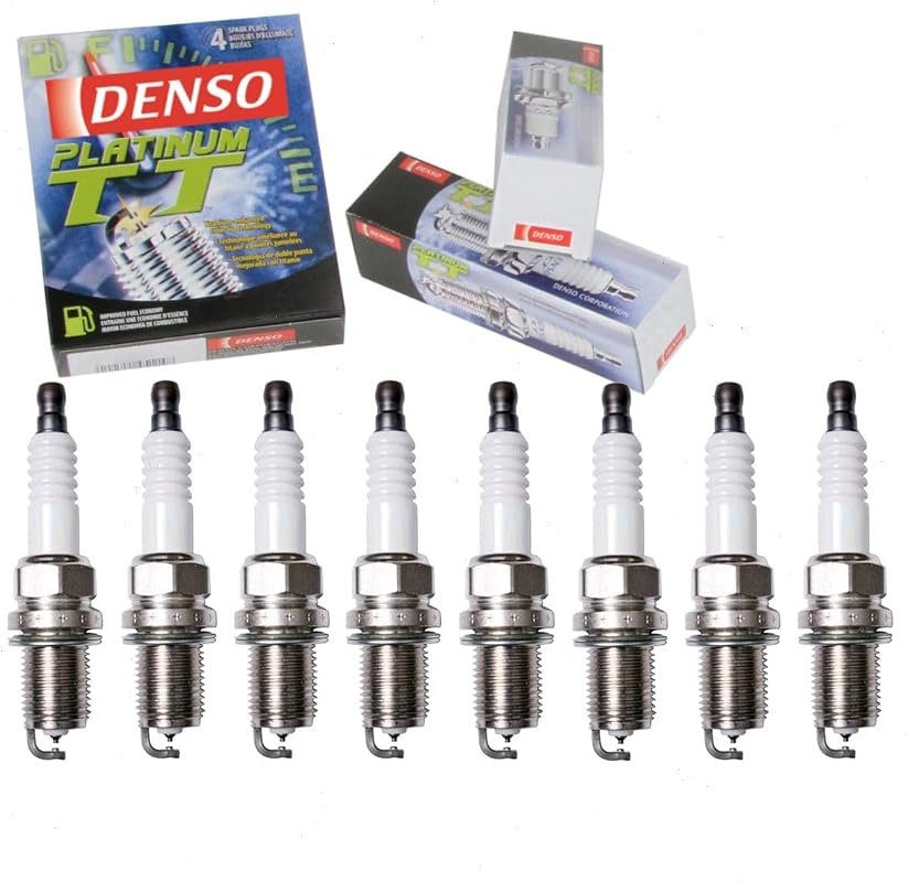 8 Piece DENSO Platinum TT Spark Plugs for Dodge Ram 1500 4.7L 5.2L 5.9