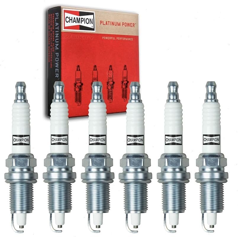 Champion Platinum Spark Plugs 6-Piece Set for Dodge Journey 3.5L V6 En