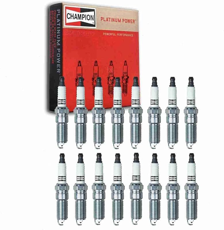 16 Pc Champion Platinum Spark Plug Set for Dodge Challenger 6.1L 6.4L 
