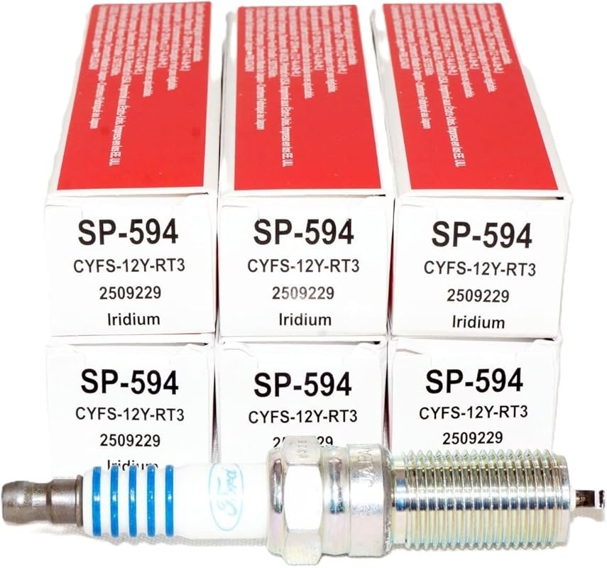 OverstockDirect Genuine OEM SP594 Iridium Spark Plugs 6-Pack High Perf
