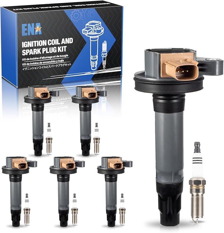 6-Piece Ignition Coil and Iridium Spark Plug Kit for Ford Lincoln 3.5L