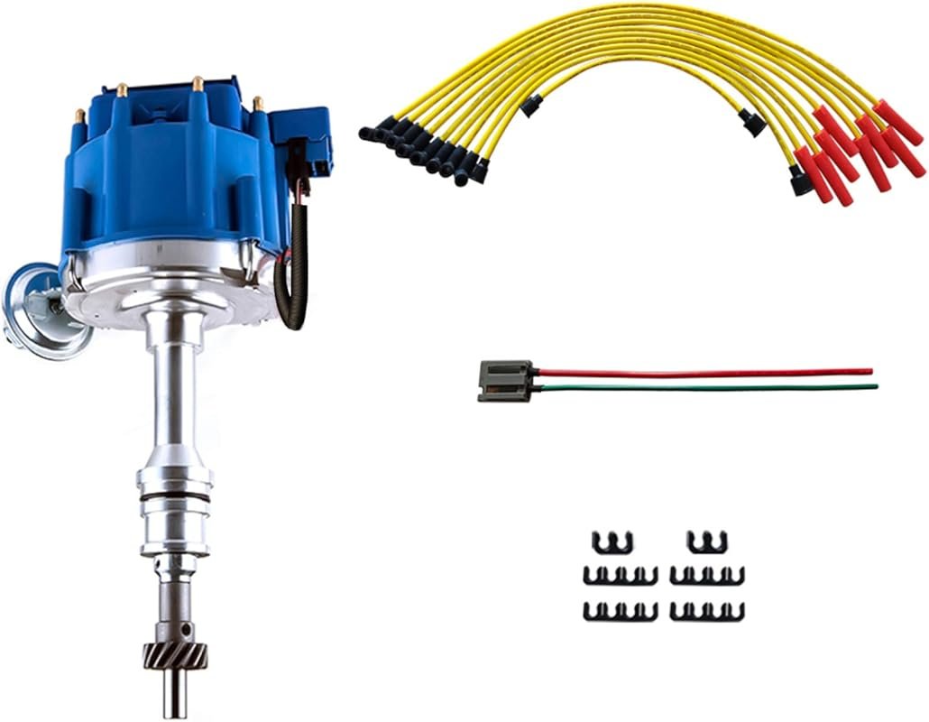 MAS Performance HEI Ignition Distributor Kit with Cap, Rotor, and Spar