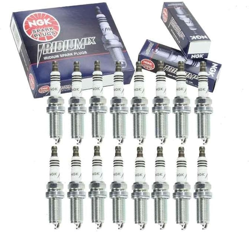 NGK Iridium IX Spark Plugs 16-Piece Set for 5.7L V8 Dodge Durango 2009