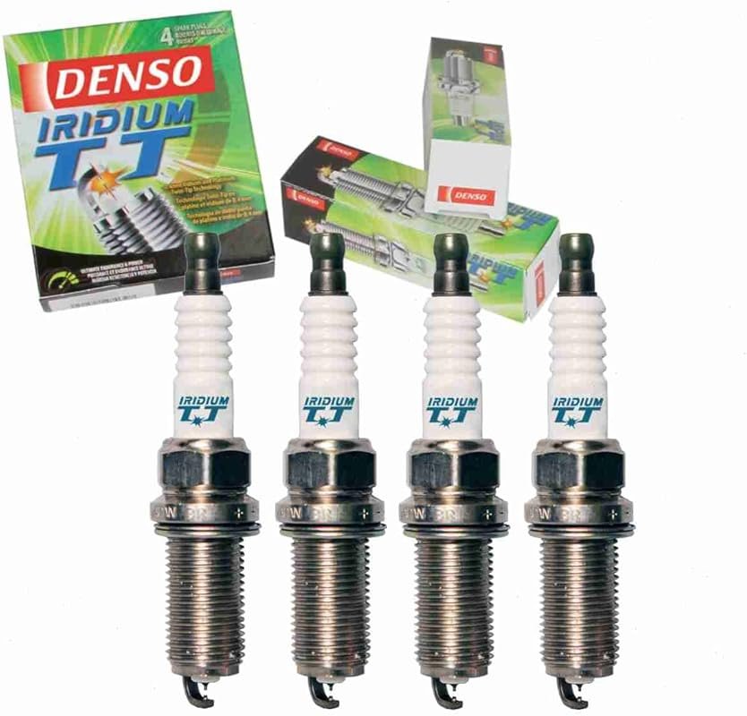 DENSO Iridium TT Spark Plugs Set of 4 for Hyundai Genesis Coupe 2.0L L