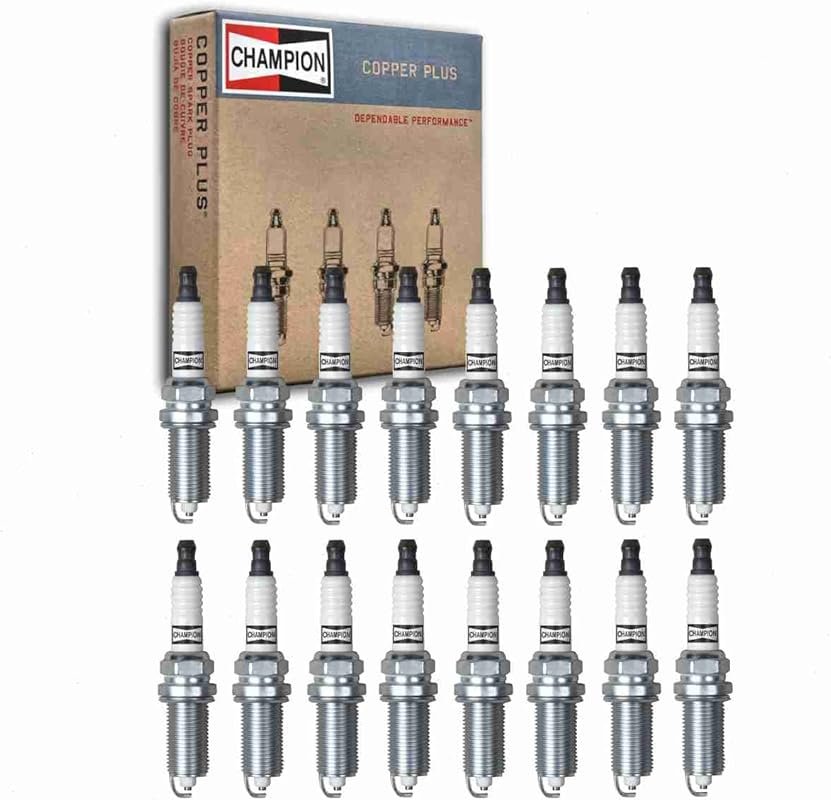 16 Pc Champion Copper Plus Spark Plug Set for Dodge Challenger 5.7L V8