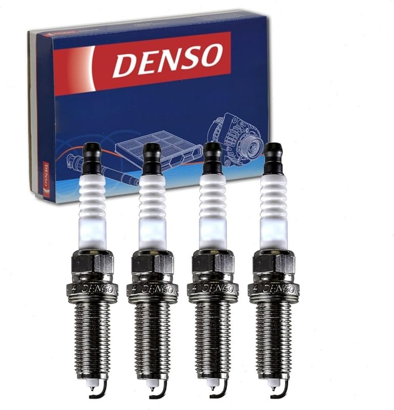 DENSO Iridium Long Life Spark Plugs for 2015-2016 Toyota Corolla 1.8L,