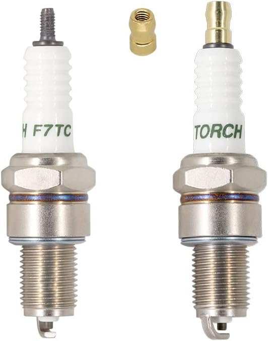 TORCH F7TC Spark Plug Replacement for NGK BP7ES Compatible with Honda 
