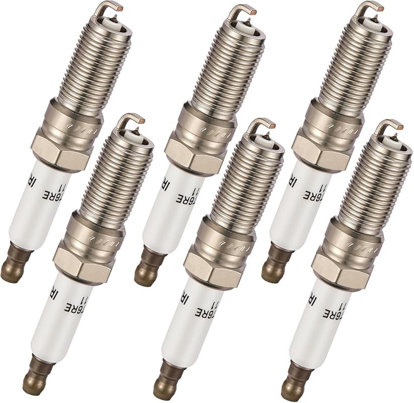 BDFHYK 6-Piece Iridium Spark Plug Set Compatible with GM V6 Engines Re