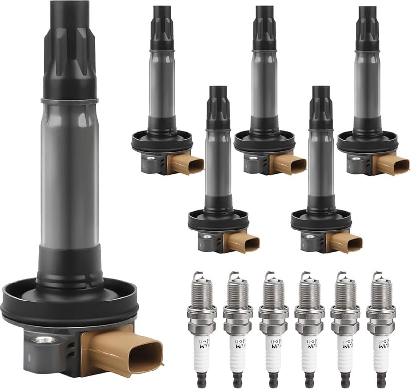Ignition Coil Pack and Spark Plug Set for 3.5L EcoBoost Ford and Linco