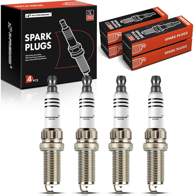A-Premium Iridium Platinum Spark Plugs Set of 4 for Mini Cooper Countr