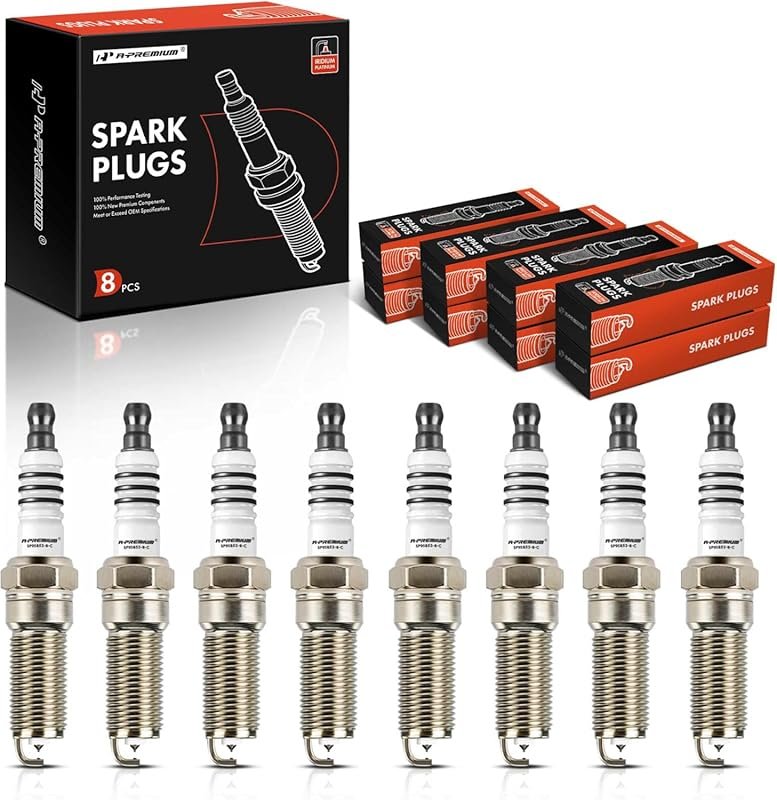 A-Premium Iridium Platinum Spark Plugs for Ford F-150 and Mustang 5.0L