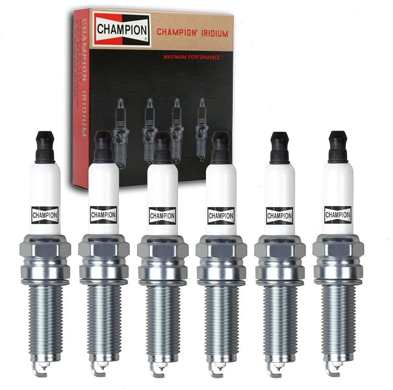 Champion Iridium Spark Plugs 6-Piece Set for 2011-2020 Dodge Grand Car
