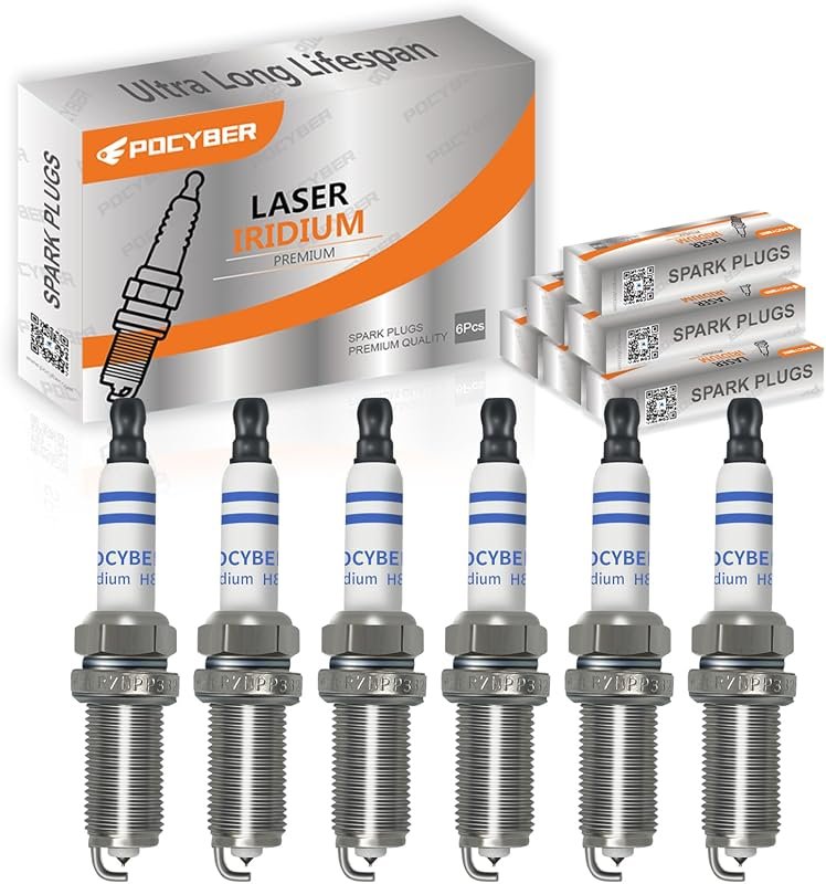 Iridium Spark Plug Set of 6 for BMW E60 E83 E85 E90 X5 Premium Perform