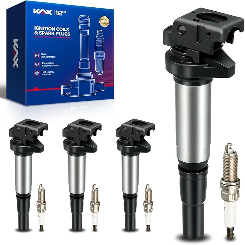 KAX Performance Ignition Coils and Double Iridium Spark Plugs for Mini