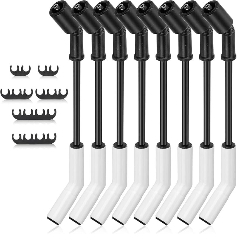 Extreme 9000 Ceramic Boot Spark Plug Wire Set for GM LS3, LS4, LS7, an
