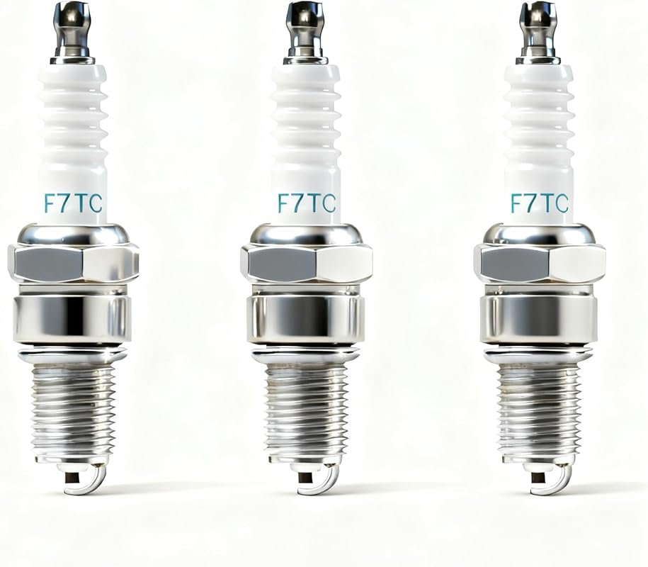 DVBB F7TC Spark Plug 3-Pack Compatible with Honda GX Engines 4-Stroke 