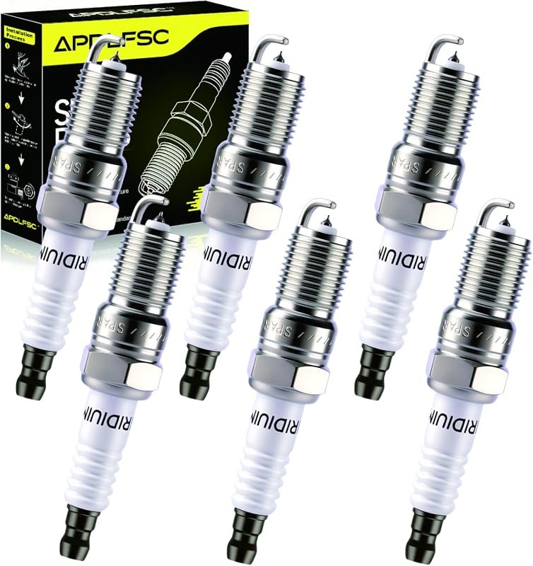 Iridium Spark Plugs 6 Pack 7164 TR55IX Compatible with Select Chevy GM