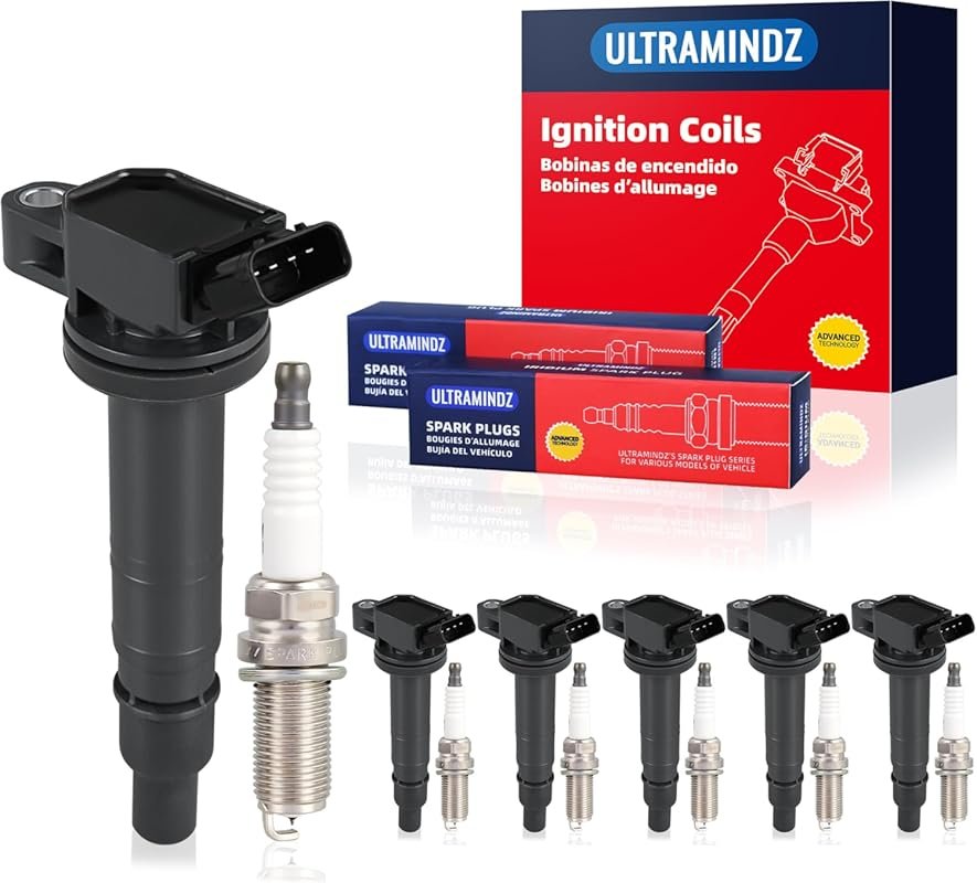 Performance Ignition Coil and Spark Plug Set for Toyota 4.0L V6 Vehicl