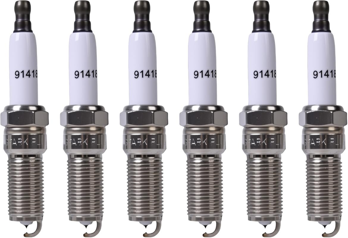6-Pack Iridium Platinum Spark Plugs 91418 for Chevy Silverado, GMC Sie