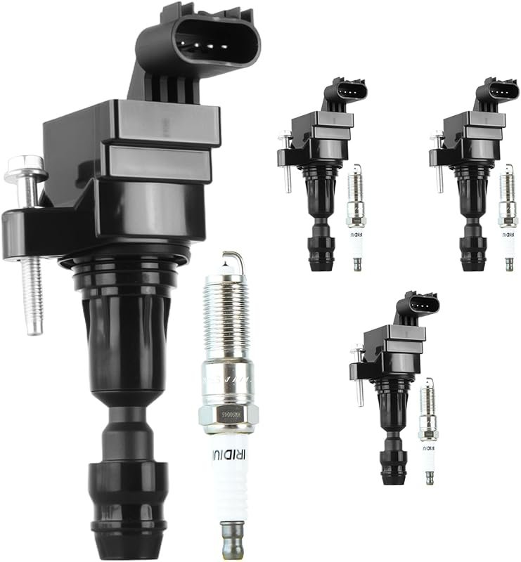 Autoexact Ignition Coil Packs and Iridium Spark Plugs Kit for Chevy GM