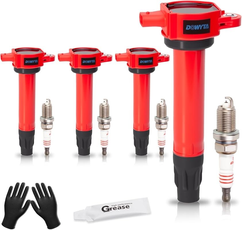4-Pack Upgraded Ignition Coils and Spark Plugs