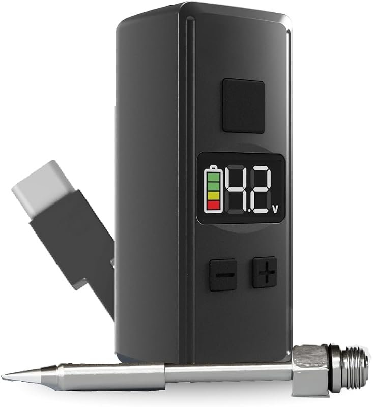 Mini Rechargeable Soldering Iron Pen with LED Display Adjustable Volta