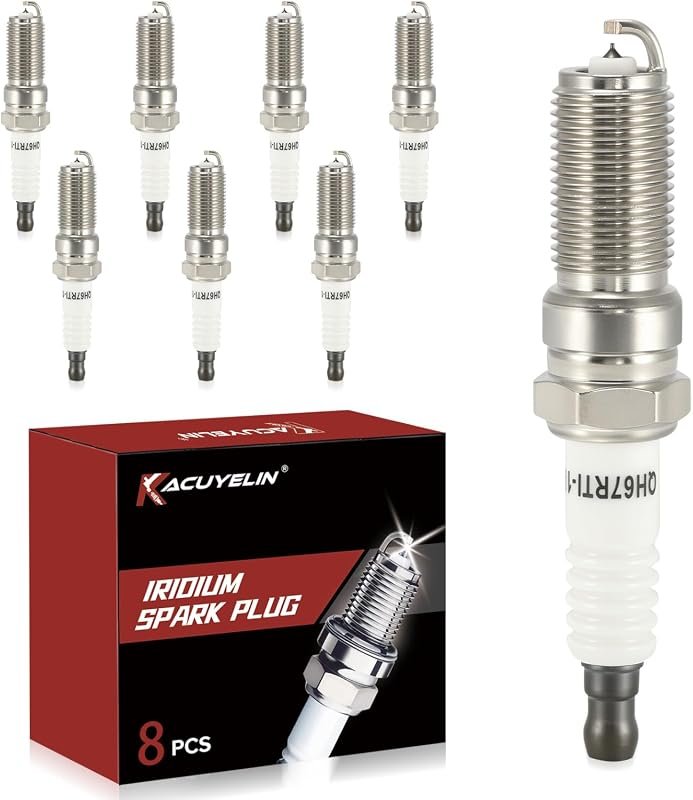 Set of 8 Iridium Spark Plugs Compatible with Chevy GMC Cadillac 5.3L V
